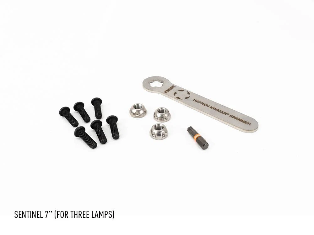 1142-0S7-K – TRIPLERLIGHT Driving/ Fog Light Lock, For Sentinel 7 Inch Round Driving/ Fog Light Mounts Stainless Stee...